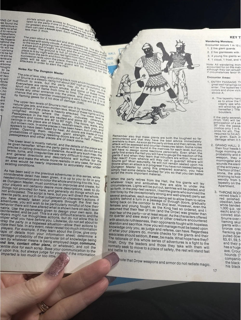 1978 AD&D 1st Edition Module G1-2-3 Against The Giants by Gary Gygax TSR 9058